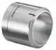 Oventrop Designabdeckung in Hochglanzoptik, zylindrische Form mit seitlicher Einkerbung, geeignet für Thermostat. Farbton anthrazit (RAL 7016).